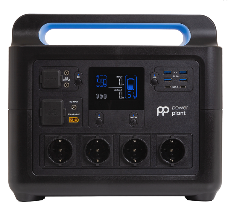 Зарядна станція PowerPlant HS1000 1228Wh